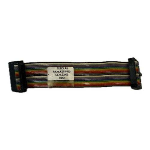 کابل فلت رنگی دو سر کانکتور آی دی سی IDC 2×10 (2.54 میلی متر) طول 11 سانتیمتر (آلمانی)