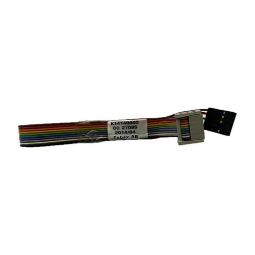 کابل فلت رنگی یک سر کانکتور آی دی سیIDC 2×5 (2.54 میلیمتر) طول 38 سانتیمتر و سر دیگر کانکتور 2*5 مادگی (آلمانی)