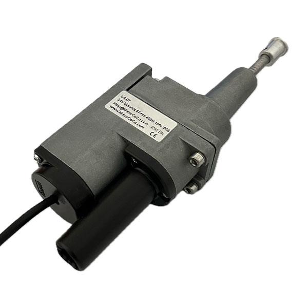 جک برقی 24 ولت (اکچویتور خطی) کورس 55 میلیمتر سرعت 55mm/s نیوتن 450 مدل (LA07)(MOTORCOCO)